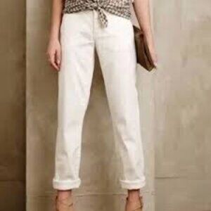 Anthropologie Pilcro Chino Hyphen Pants White Size 31